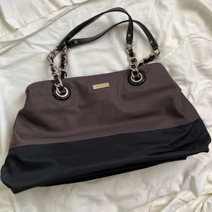 Kate Spade Brown and Black shoulder bag chain handles